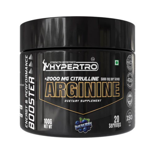 Hypertro L-Arginine + Citrulline 100 gm Blue Berry
