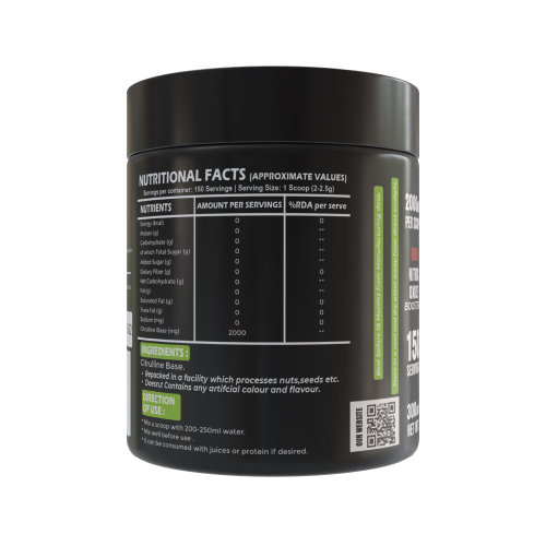 Hypertro Citrulline Base 300 gm Unflavoured