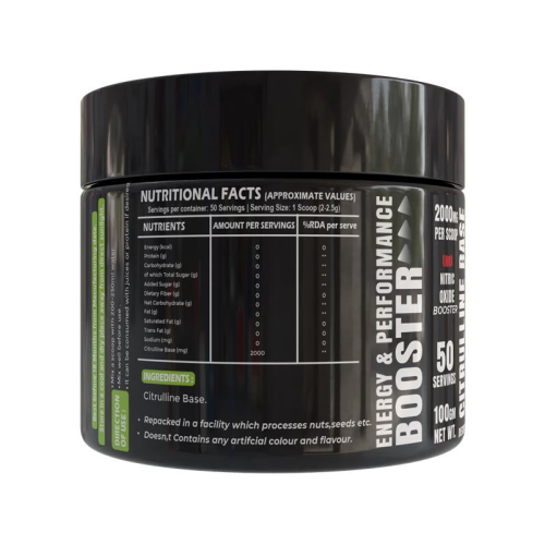 Hypertro Citrulline Base 100 gm Unflavoured