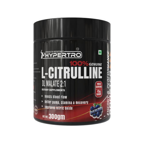 Hypertro Citrulline Malate DL (2:1) 300 gm Blueberry