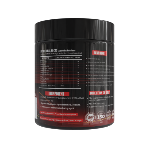 Hypertro Citrulline Malate DL (2:1) 300 gm Pink Guava