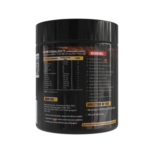 Hypertro Creatine with Arginine 300 gm Fruit Blast