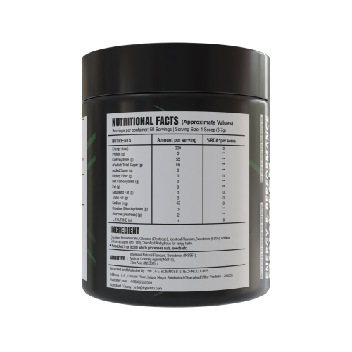 Hypertro Creatine + Glucose 300 gm Mix Mojito