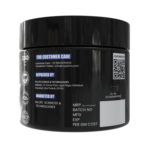 Hypertro Creatine Monohydrate 100 gm Unflavoured