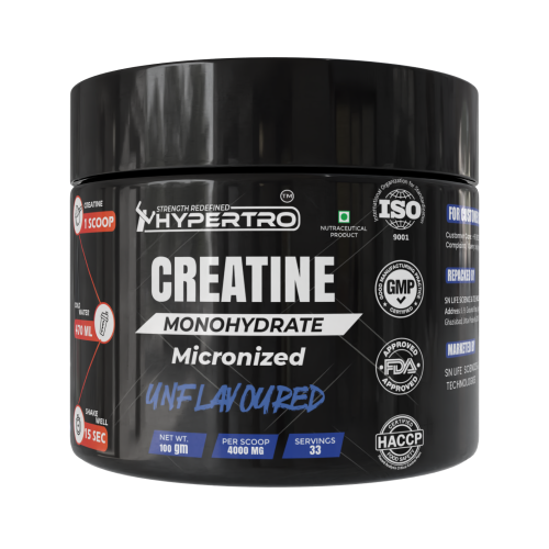 Hypertro Creatine Monohydrate 100 gm Unflavoured