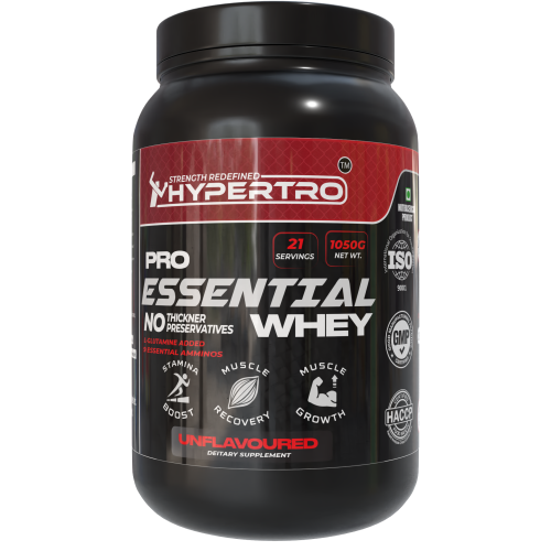 Hypertro Essential Whey Protein 1.05 kg 21 Servings Unflavoured