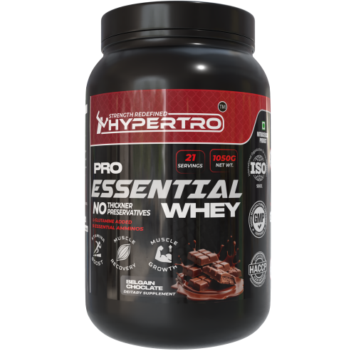 Hypertro Essential Whey Protein 1.05 kg Belgian Chocolate 21 Servings