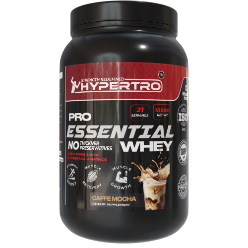 Hypertro Essential Whey Protein 1.05 kg Caffe Mocha 21 Servings