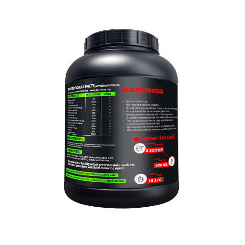 Hypertro Giant Mass Gainer 3 kg Belgian Chocolate 85 Servings