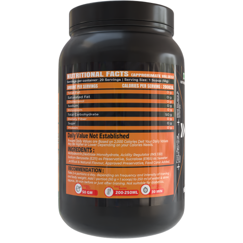 Hypertro Ultra Gaining Blend Gainer 1kg Orange Blast