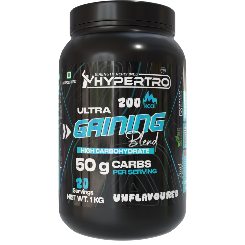 Hypertro Ultra Gaining Blend Gainer 1kg Unflavoured