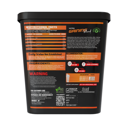 Hypertro Ultra Gaining Blend Gainer 5kg Orange Blast