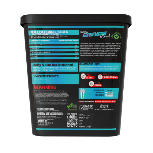 Hypertro Ultra Gaining Blend Gainer 5kg Unflavoured