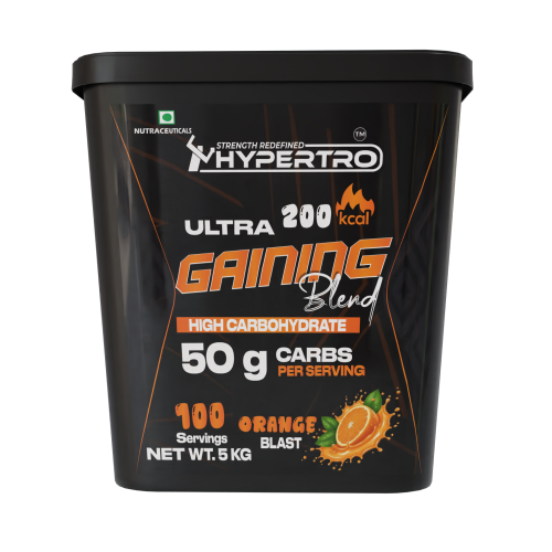 Hypertro Ultra Gaining Blend Gainer 5kg Orange Blast