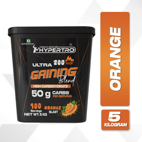 Hypertro Ultra Gaining Blend Gainer 5kg Orange Blast