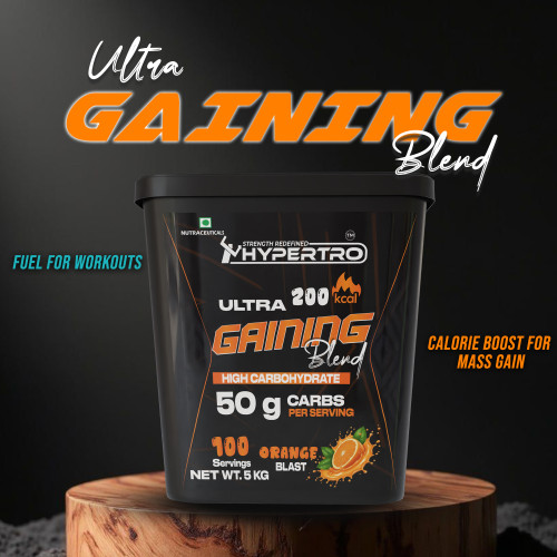 Hypertro Ultra Gaining Blend Gainer 5kg Orange Blast