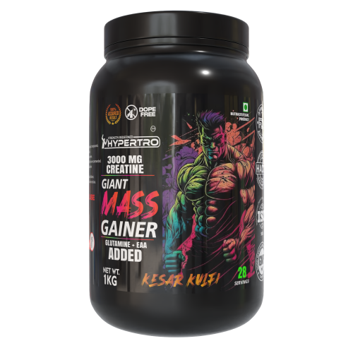 Hypertro Giant Mass Gainer 28 Servings Kesar Kulfi