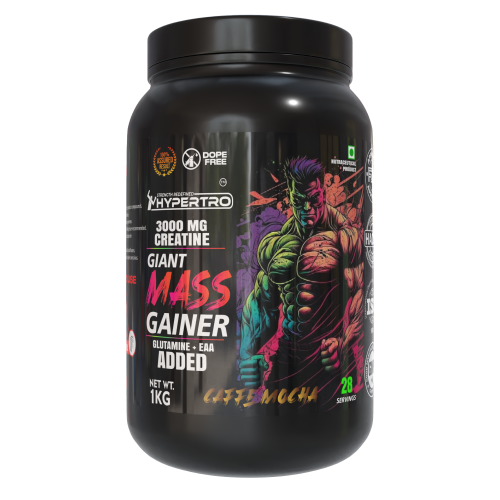 Hypertro Giant Mass Gainer 28 Servings Caffe Mocha