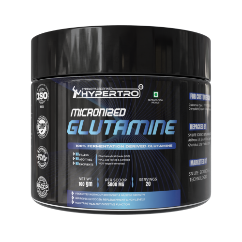 Hypertro Glutamine 100 gm Unflavoured