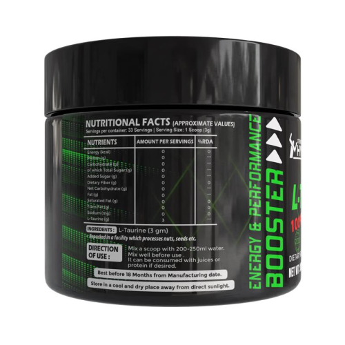 Hypertro L-Taurine 100 gm Unflavoured