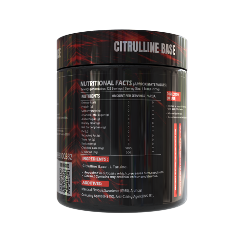 Hypertro Citrulline Base Fire Viens 250 gm Unflavored