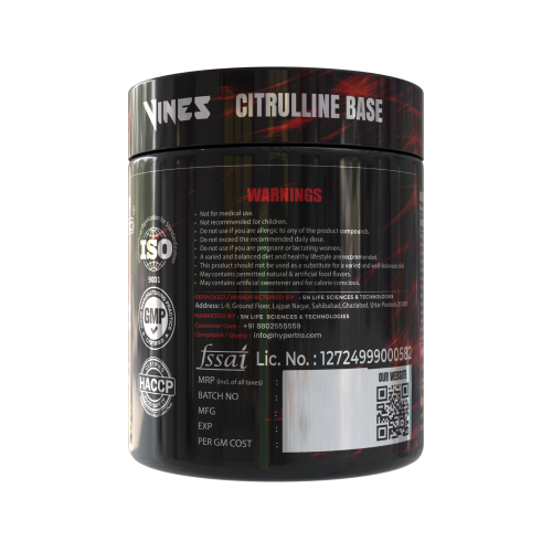 Hypertro Citrulline Base Fire Viens 250g Alphonso Mango Flavour