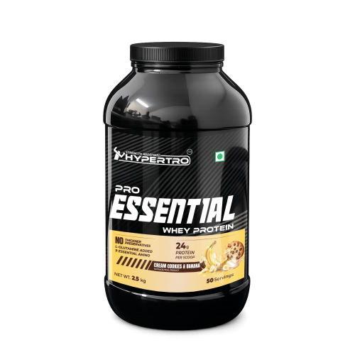 Hypertro Essential Whey Protein 2.5 kg 50 Servings Cream & Cookies