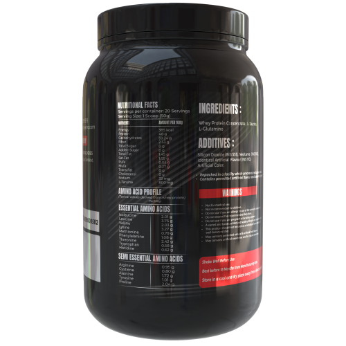 Hypertro Essential Whey Protein 1kg Caffe Caramel Flavour 20 Servings