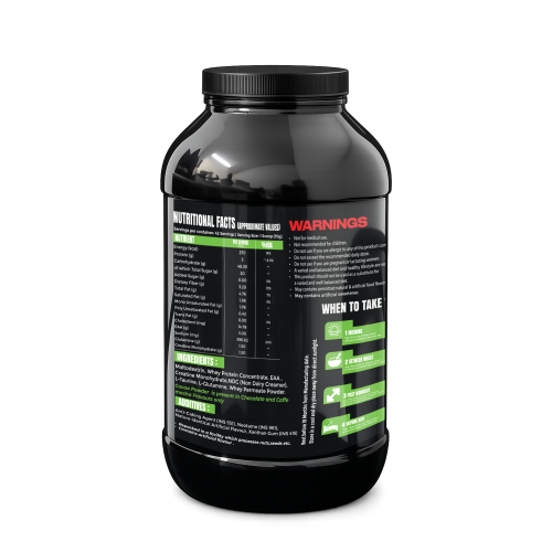 Hypertro Giant Mass Gainer 3kg Cream & Cookies Banana Flavour 42 Servings