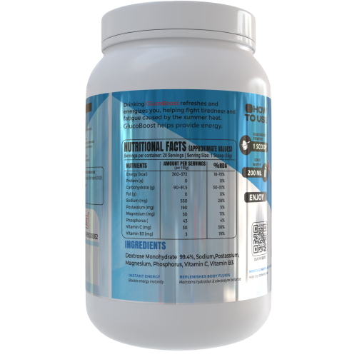 Hypertro Gluco Boost Unflavoured 1kg