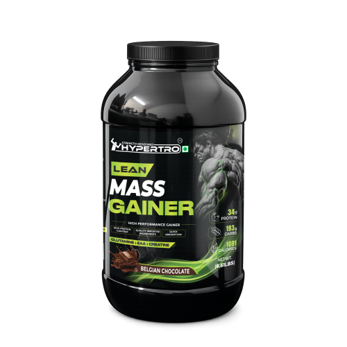 Hypertro Lean Giant Mass Gainer Belgian Chocolate 42 Servings 2.5kg