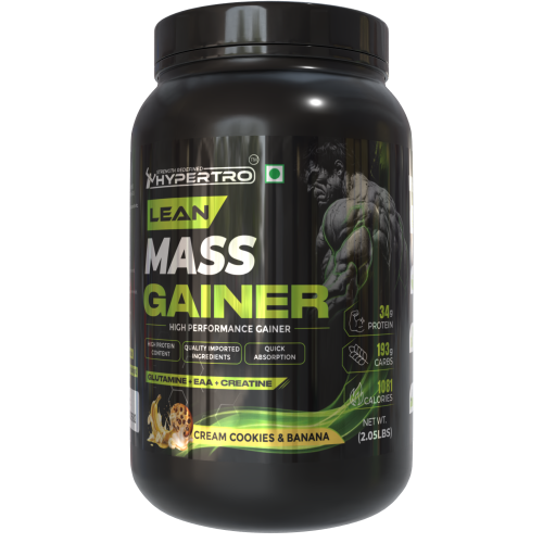 Hypertro Lean Giant Mass Gainer Cream & Cookies with Banana Flavour 14 Servings