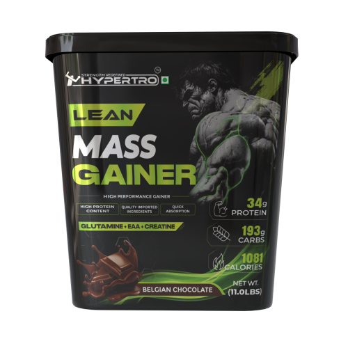 Hypertro Lean Mass Gainer 5 kg Belgian Chocolate Flavour 71 Servings