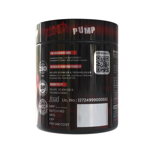 Hypertro Pre-Workout 300 gm Blueberry
