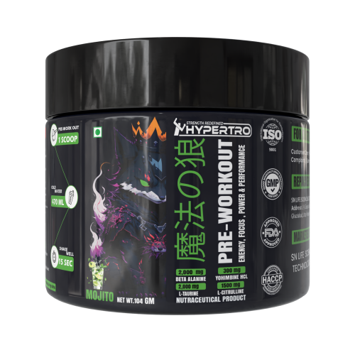 Hypertro Pre-Workout 100 gm Mojito