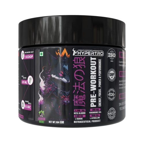 Hypertro Pre-Workout 100 gm Jamun Mint