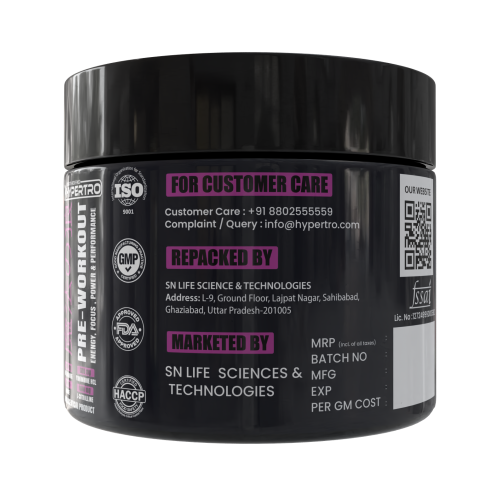 Hypertro Pre-Workout 100 gm Jamun Mint