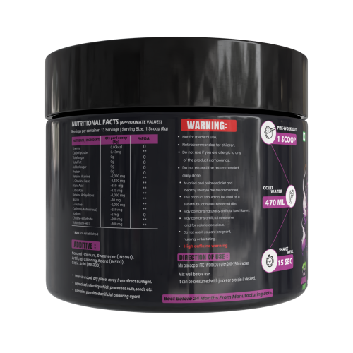 Hypertro Pre-Workout 100 gm Jamun Mint