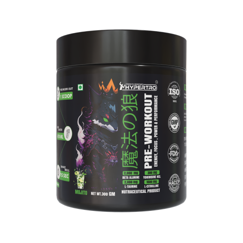 Hypertro Pre-Workout 300 gm Mojito