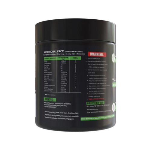Hypertro Pre-Workout 300 gm Mojito