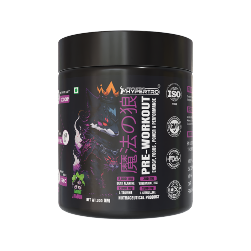 Hypertro Pre-Workout 300 gm Mint Jamun
